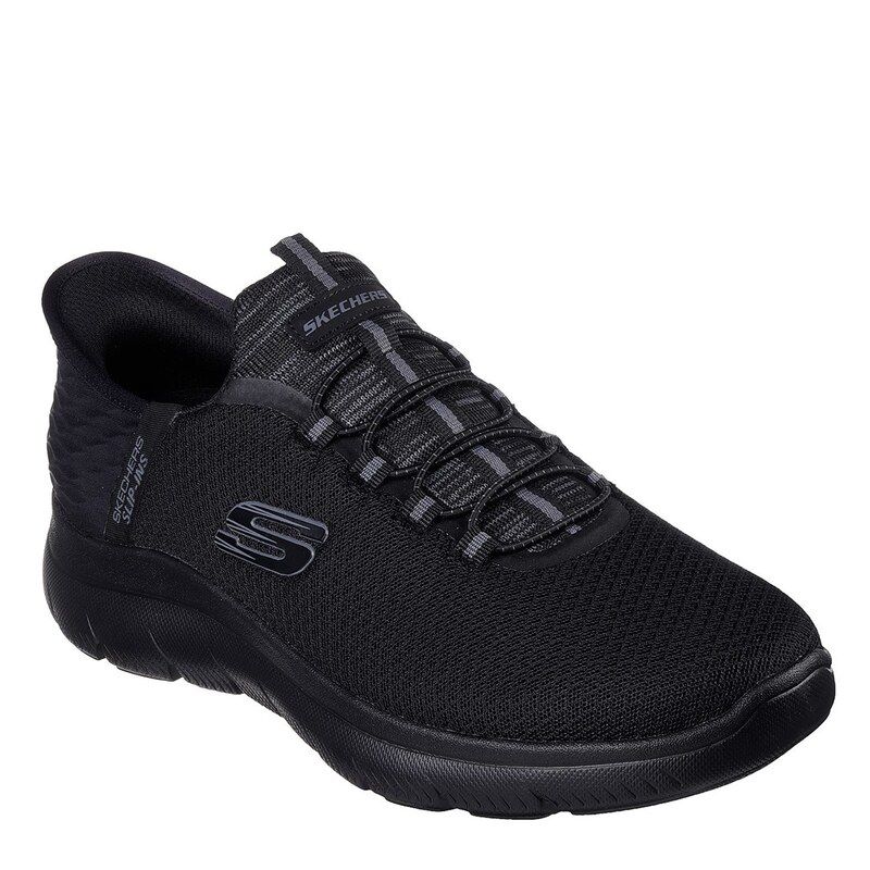スケッチャーズ メンズ シューズ スニーカー Skechers SmmtsSlpIn Sn00 Triple Black ブラック