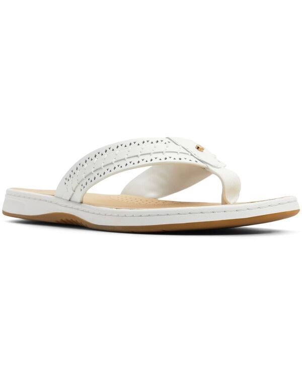 スペリー レディース シューズ サンダル Sperry Womenseafish Flip Flop Sandals White ホワイト