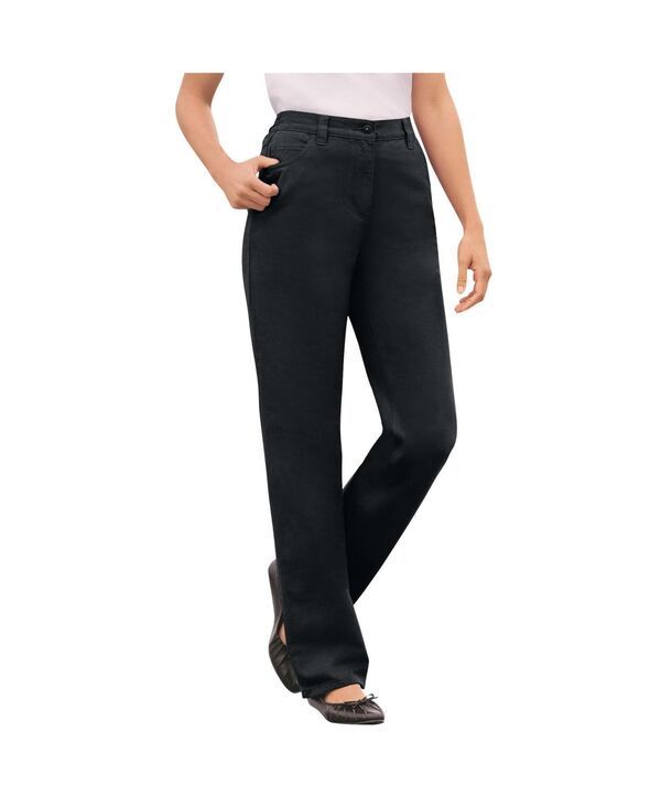 ウーマン ウィズイン レディース ボトムス デニムパンツ トール コットン ジーンズ Woman Within Womens Within Tall Perfect AllCotton BackEla