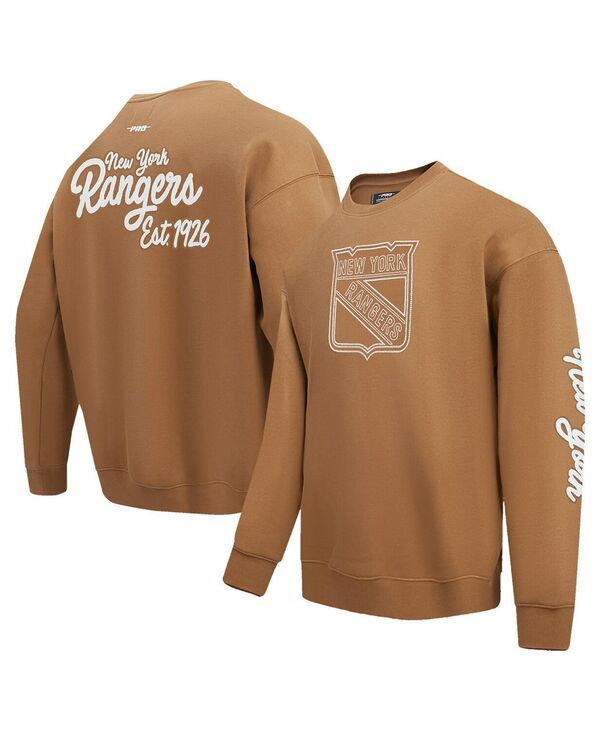 プロスタンダード メンズ アウター パーカー・スウェット シャツ Pro Standard Mens Brownew York Rangers Painthe City Pullover Sweats