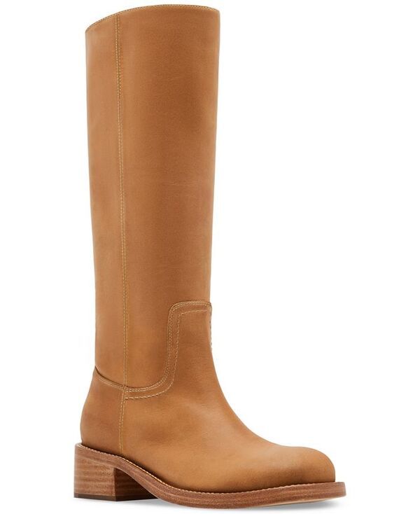 スティーブ マデン レディース シューズ ブーツ・レインブーツ トール ブーツ Steve Madden Womens Riggs Tall SquareToe Boots Banana Leathe