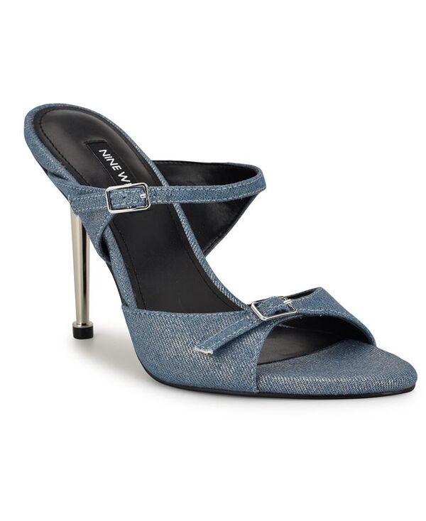 ナインウェスト レディース シューズ サンダル Nine West Womens Reida Open Toe Dress Sandals Silver シルバー