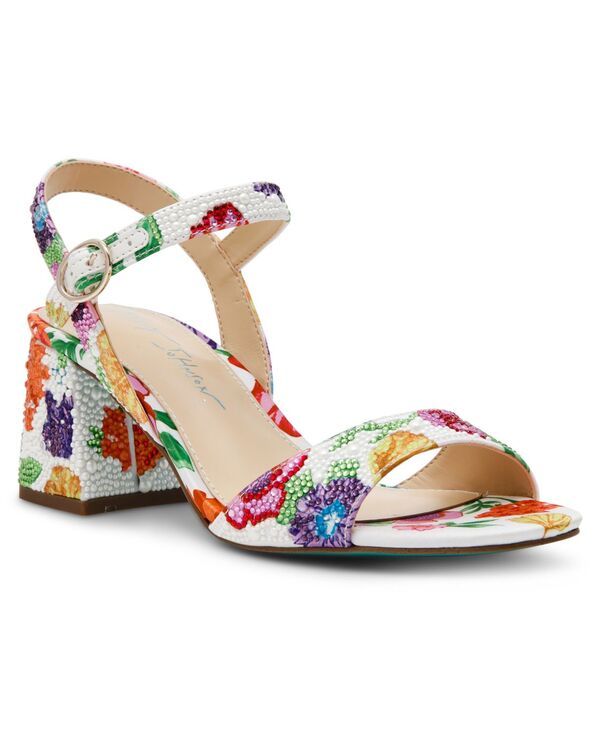 ベッツィジョンソン レディース シューズ サンダル アンクル Betsey Johnson Womens Tamy Ankle Strap Dressandals Bright Multi マルチカラ