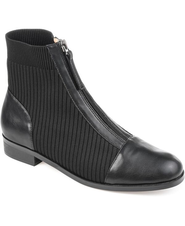 ジュルネ コレクション レディース シューズ ブーツ・レインブーツ ニット Journee Collection Womens Bexlie Knit Booties Black ブラック