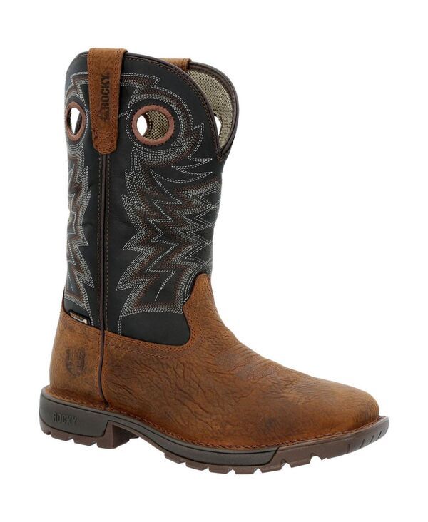 ロッキー メンズ シューズ ブーツ・レインブーツ Tシャツ ROCKY Mens Legacy 32 Steel Toe Waterproof Western Boot Brown ブラウン