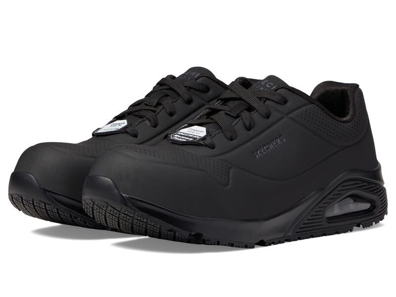 スケッチャーズ レディース シューズ スニーカー SKECHERS Work Uno SR Comp Toe Black ブラック 25,418円