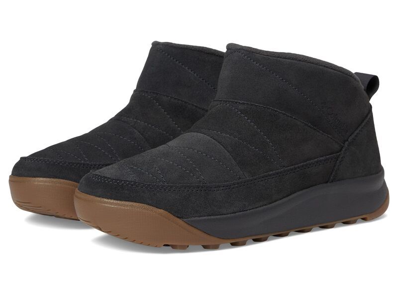 コロンビア レディース シューズ ブーツ・レインブーツ スエード Columbia Minxtra Shorty Suede SharkBlack ブラック
