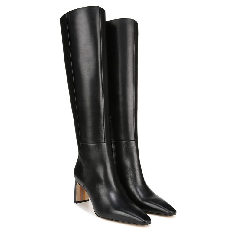 サムエデルマン レディース シューズ ブーツ・レインブーツ Sam Edelman Sylvia Black Leather ブラック
