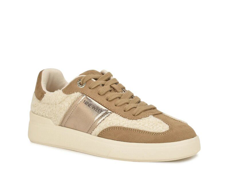 ナインウェスト レディース シューズ スニーカー Nine West Linehan Sneaker BeigeTanIvory アイボリー