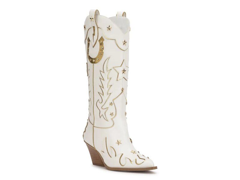 ジェシカシンプソン レディース シューズ ブーツ・レインブーツ Jessica Simpson Zembitti Cowboy Boot Off White オフホワイト