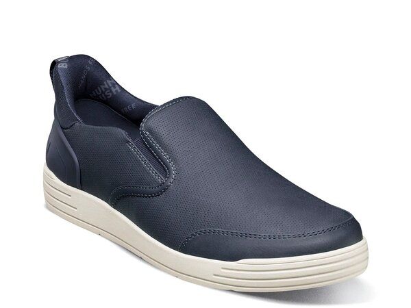 ノンブッシュ メンズ シューズ スリッポン・ローファー スニーカー Nunn Bush KORE City Walk EZ HandsFree SlipOn Sneaker Mens Blue ブルー
