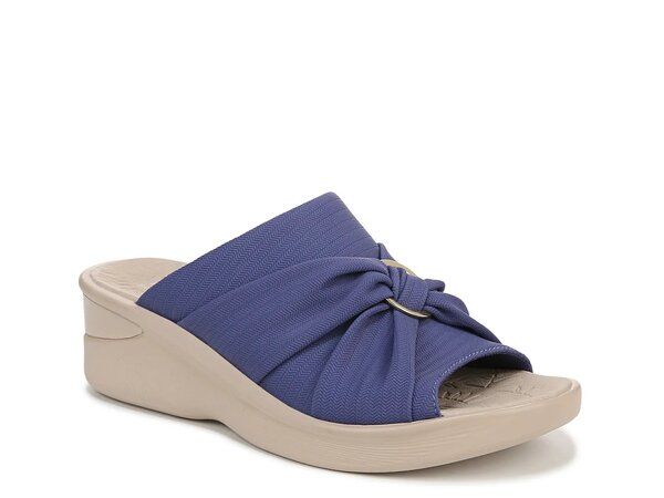 ライフストライド レディース シューズ サンダル LifeStride Serenade Wedge Sandal Blue ブルー