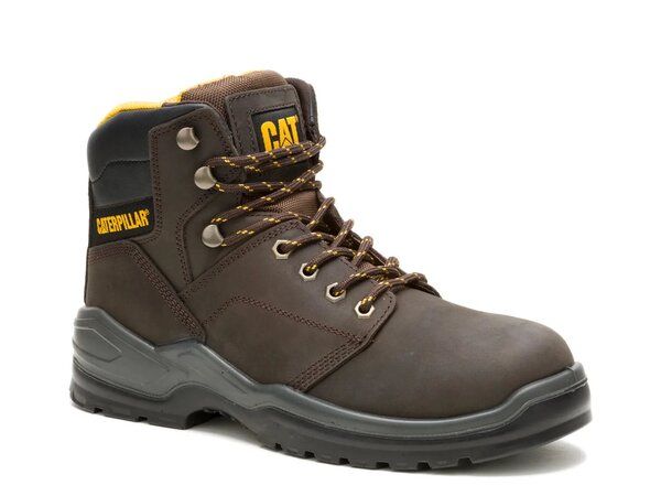 キャタピラー メンズ シューズ ブーツ・レインブーツ Tシャツ ブーツ Caterpillar Striver Steel Toe Work Boot Mens Dark Brown ブラウン