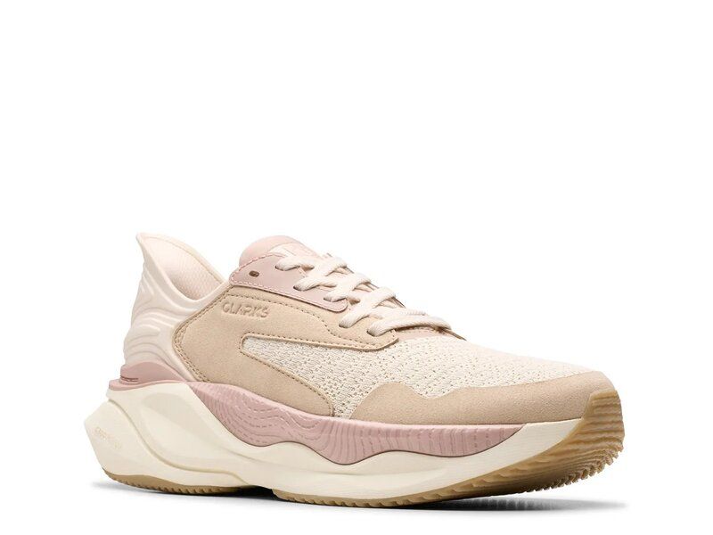クラークス レディース シューズ スニーカー Clarks Pace Sneaker Sand サンド