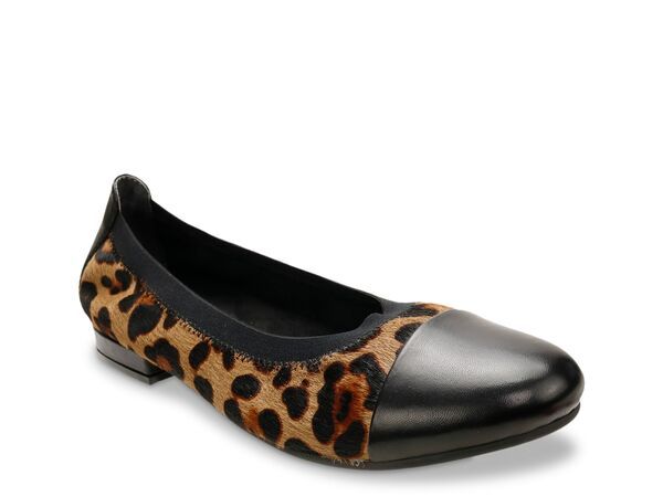 ダイビッドテイト レディース シューズ パンプス David Tate Nikki Ballet Flat BrownBlack Leopard Print ブラック