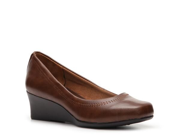 ライフストライド レディース シューズ パンプス LifeStride Groovy Wedge Pump Cognac