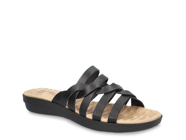 イージーストリート レディース シューズ サンダル Easy Street Sheri Slide Sandal Black ブラック