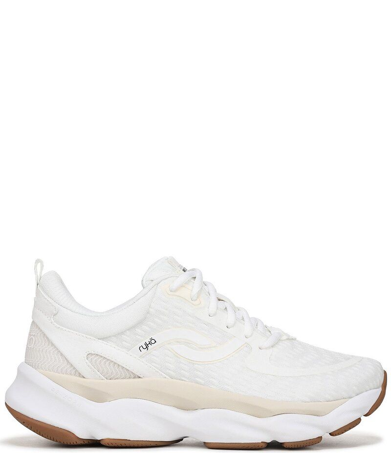 ライカ レディース シューズ スニーカー メッシュ Ryka Womens Rezorb Max Mesh Walking Sneakers Bright White ホワイト