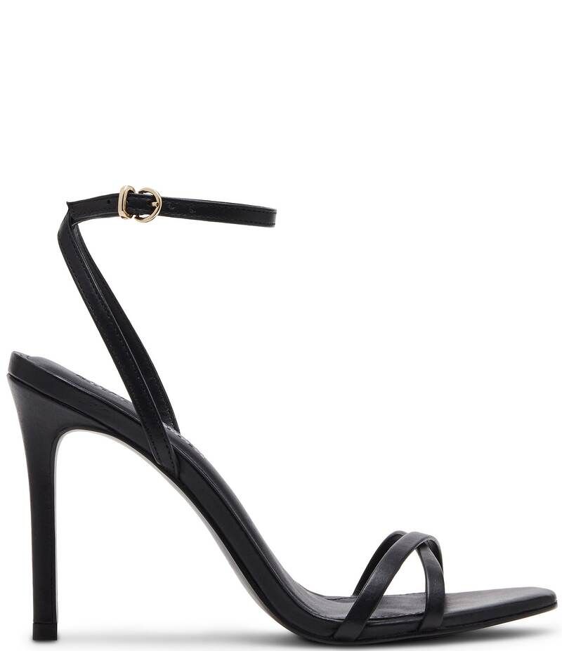 スティーブ マデン レディース シューズ サンダル レザー Steve Madden Jypsey Leather Strappy Dress Sandals Black ブラック