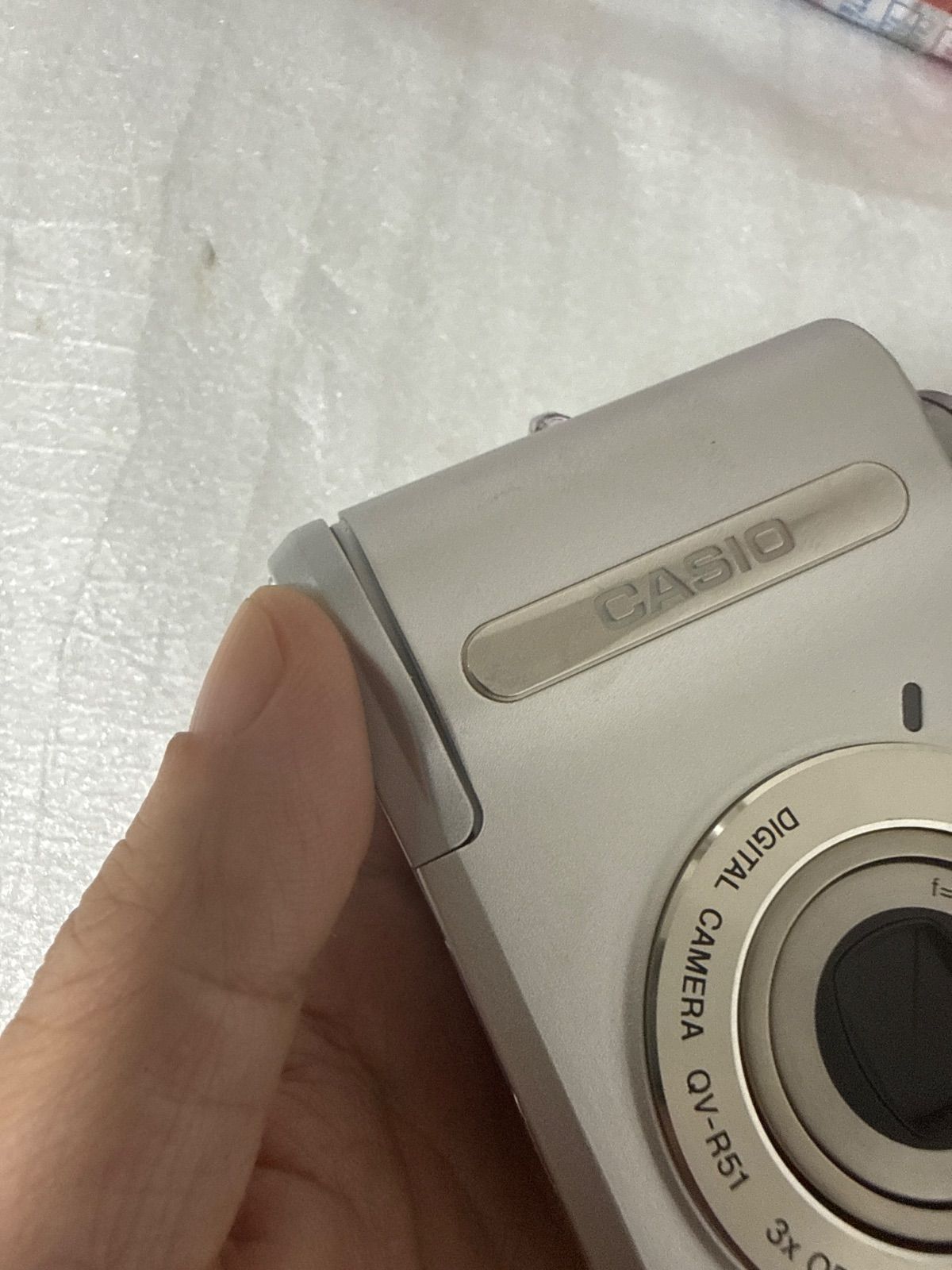 ❗️動作良好❗️デジカメ 本体 CASIO QV-R51 現状品 - メルカリ