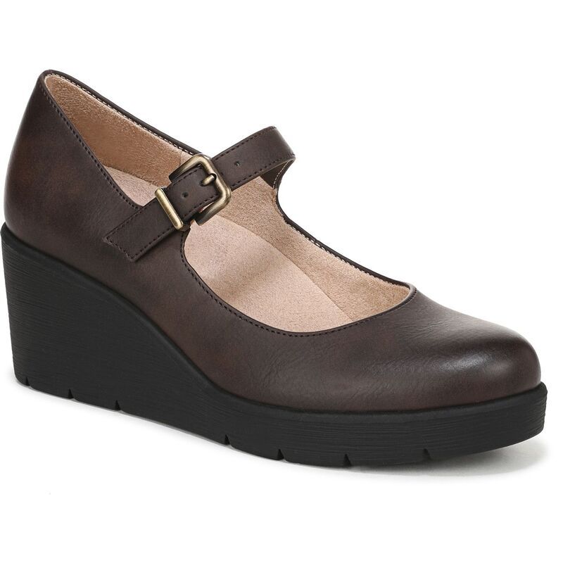 ソウルニュトライザー レディース シューズ パンプス SOUL Naturalizer Adore Womens Mary Jane Wedges Chocolate チョコレート