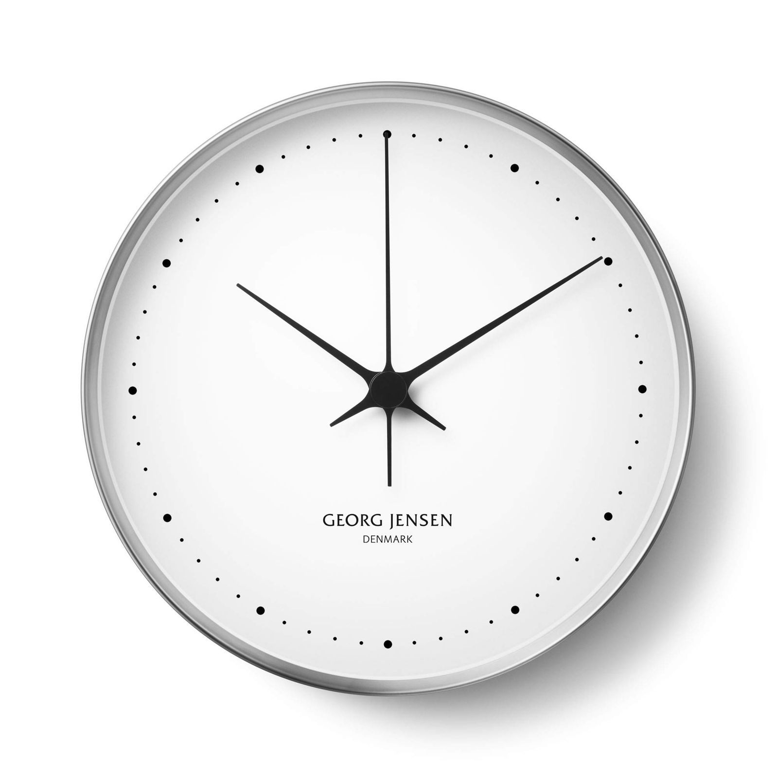 【新品】Georg Jensen 時計 ホワイトダイヤル HENNING KOPPEL 直径約10cm シルバー 3587584 516c9ee8