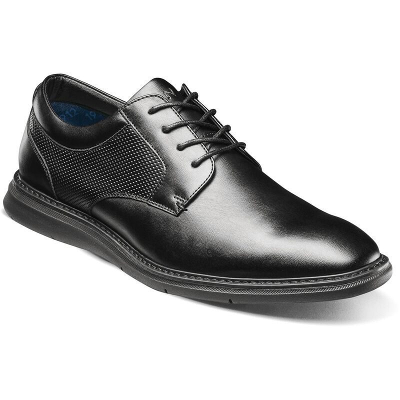 ノンブッシュ メンズ シューズ オックスフォード Nunn Bush Chase Work Mens Plain Toe Oxford Shoes Black ブラック