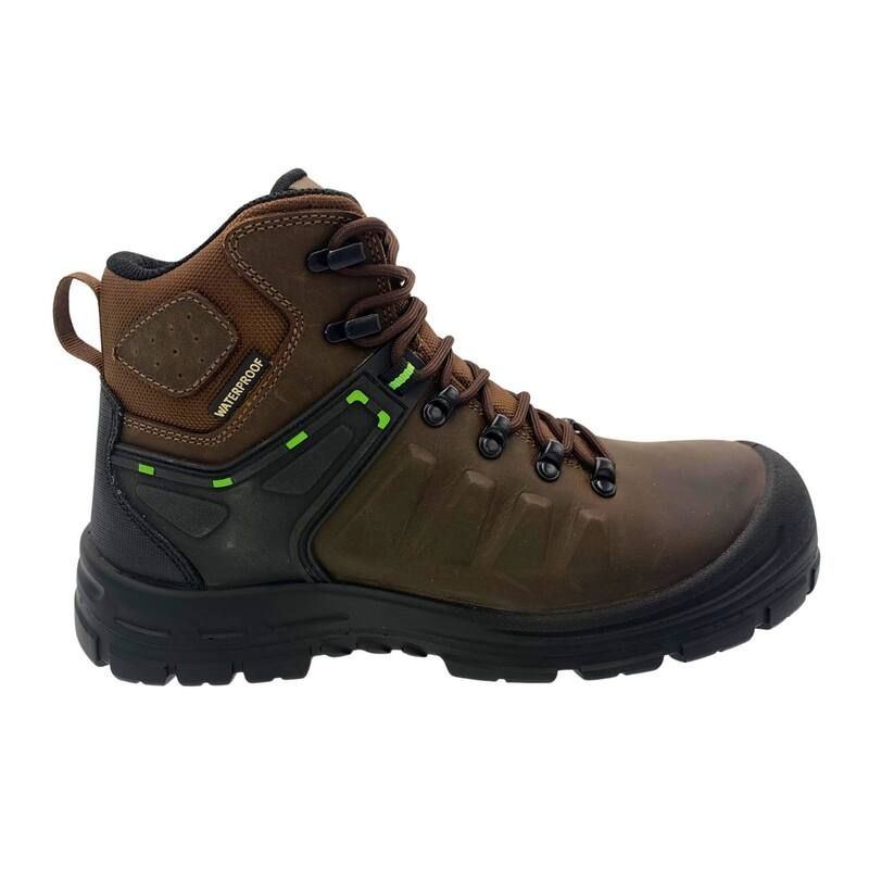 アドテック メンズ シューズ ブーツ・レインブーツ レザー AdTec Mens Brown Waterproof Safety Toe Leather Work Boots Brown ブラウン