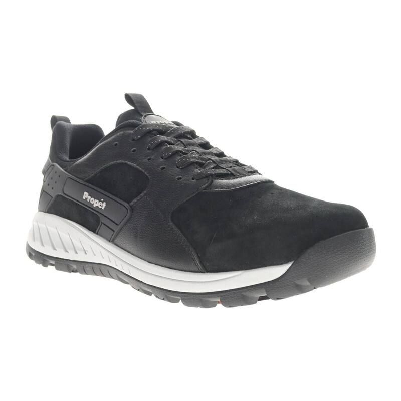 プロペット メンズ シューズ スニーカー Propet Visp Mens Waterproof Trail Shoes Black Suede ブラック