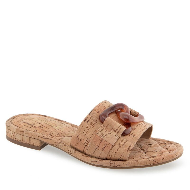 エアロソールズ レディース シューズ サンダル Aerosoles Big Charm Womens Flat Sandals Natural