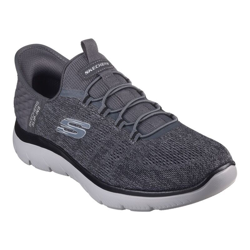 スケッチャーズ メンズ シューズ スニーカー Skechers Hands Free SlipinsR Summits Key Pace Menshoes Charcoal Black ブラック