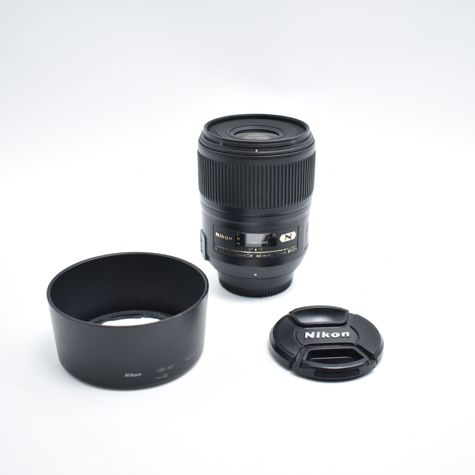 B#12016 Nikon 単焦点マイクロレンズ AF-S Micro 60mm f/2.8G ED フルサイズ対応