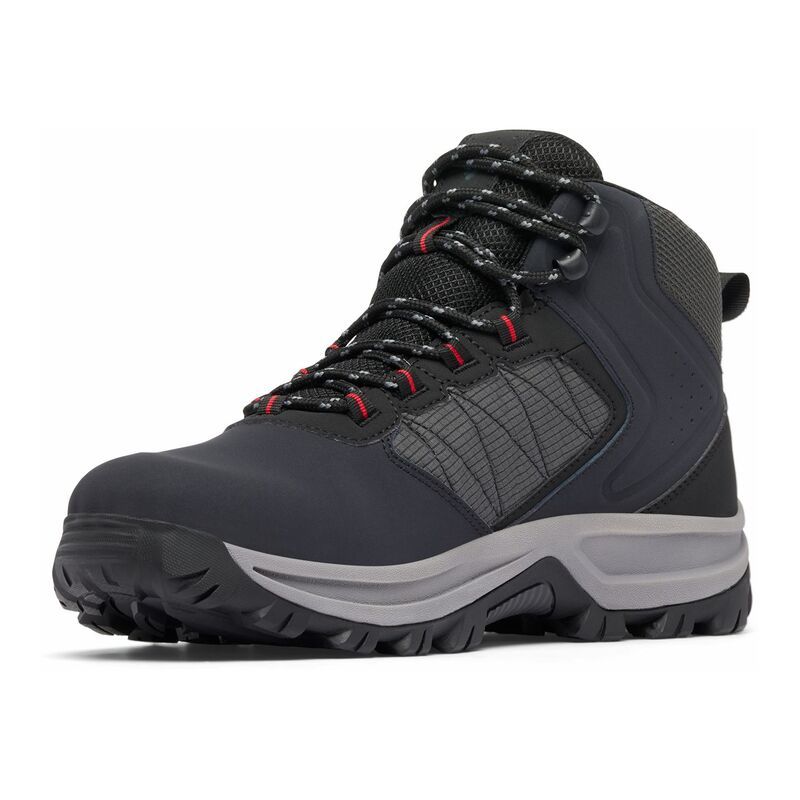 コロンビア メンズ シューズ ブーツ・レインブーツ Columbia Transverse Waterproof Mens Hiking Shoes Black Red ブラック