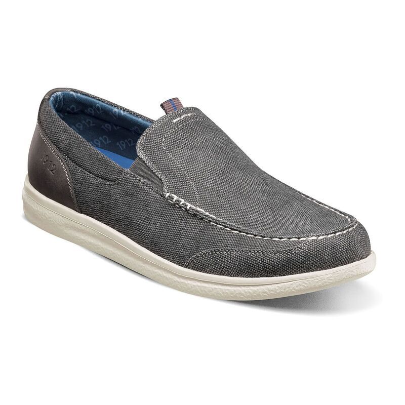 ノンブッシュ メンズ シューズ スリッポン・ローファー Nunn BushR Brewski Mens Venetian SlipOn Shoes Gunmetal ガンメタル