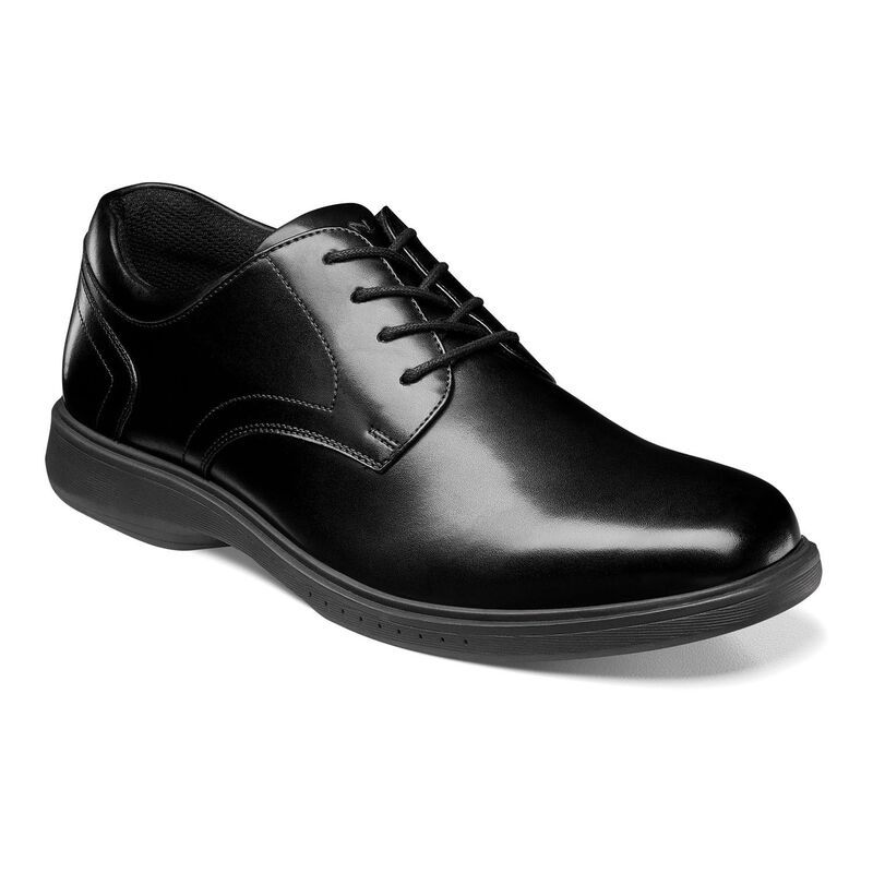 ノンブッシュ メンズ シューズ オックスフォード レザー Nunn Bush Kore Pro Mens Leather Oxford Shoes Black ブラック