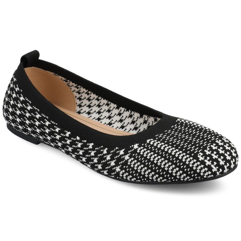ジュルネ コレクション レディース シューズ サンダル Journee Collection Maryann Tru Comfort Foam Womens Flats Black White ホワイ