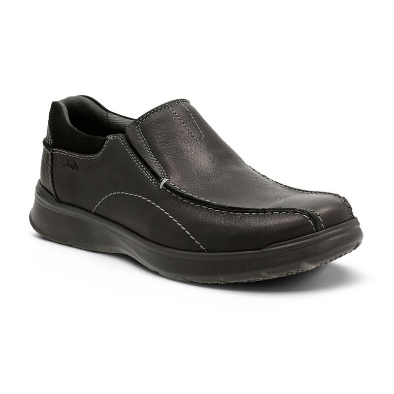 クラークス メンズ シューズ スリッポン・ローファー ClarksR Cotrell Step Mens Loafers Black Oily ブラック