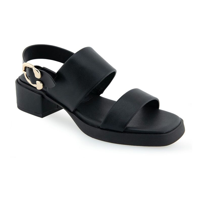 エアロソールズ レディース シューズ サンダル Aerosoles Dove Womens Dressandals Black Pu ブラック