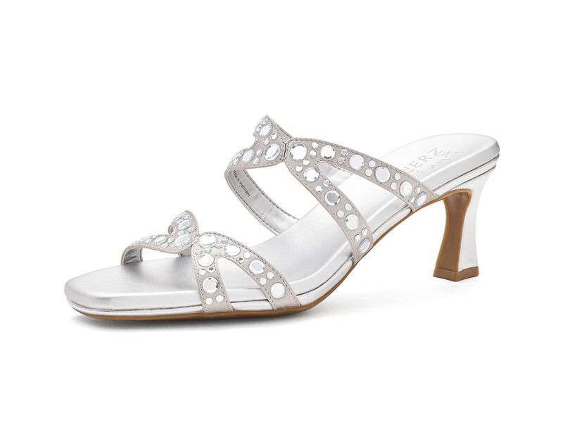 ナチュライザー レディース シューズ サンダル Naturalizer Kimi Silver Satin シルバー