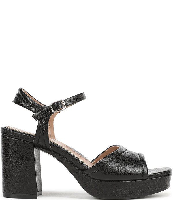 ナチュライザー レディース シューズ サンダル プラットフォーム アンクル レザー Naturalizer Petra Leather Ankle Wraplatform Dressandals Bl