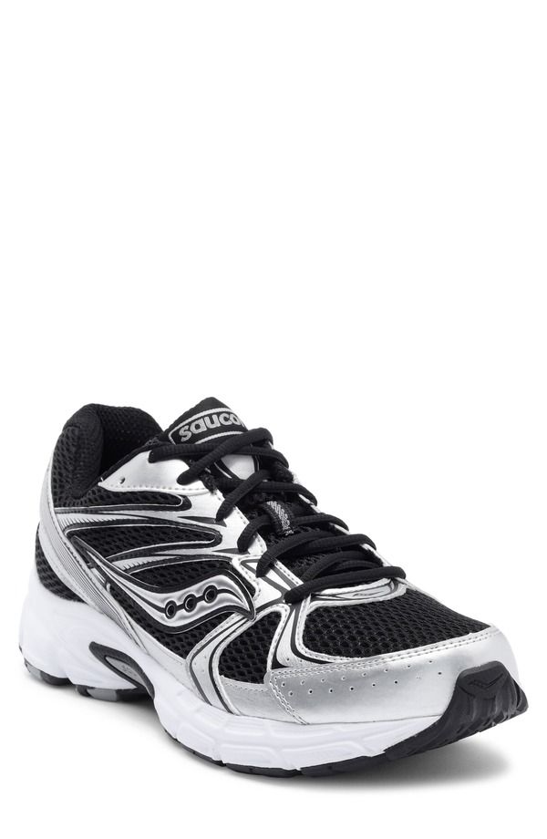 サッカニー レディース シューズ スニーカー Saucony Gender Inclusive Ride Millennium Sneaker Black Silver ブラック