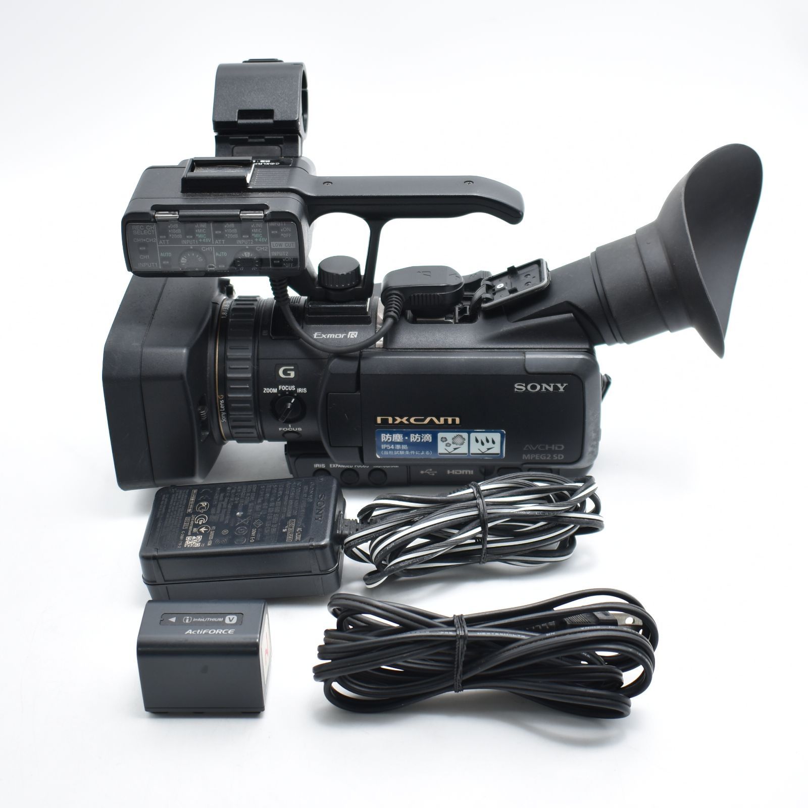 B#12513 SONY NXCAMカムコーダー ブラック HXR-NX70J