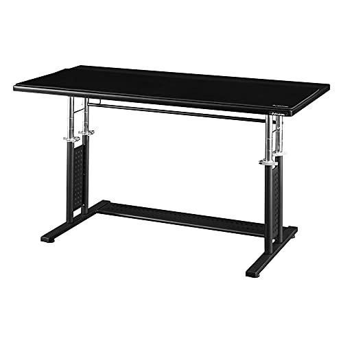 Bauhutte ( バウヒュッテ )ゲーミングデスクHD ( 幅 120 × 奥行 55 高さ 59.5~81 cm ) 最適な高さに調節でき