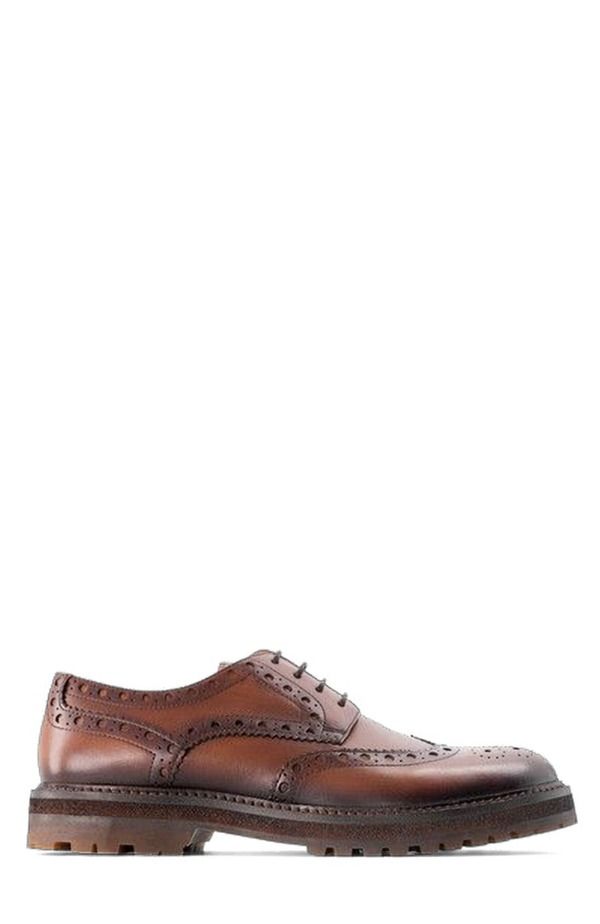 アンソニー ヴィア メンズ シューズ オックスフォード ウィングチップ ダービー Anthony Veer Prescott Wingtip Derby Tan Leather タン