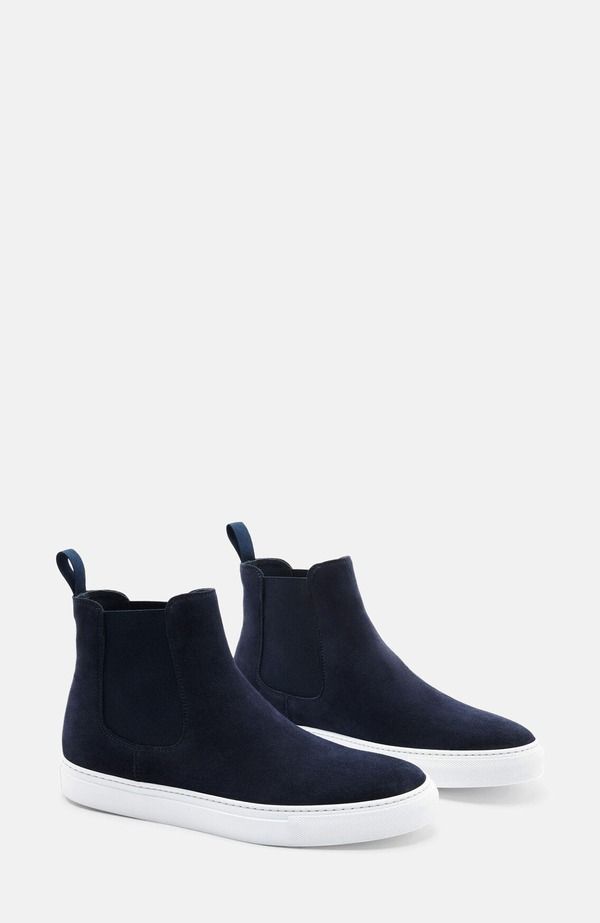 スカロッソ メンズ シューズ スニーカー SCAROSSO Tommaso Sneakers Blue Suede ブルー
