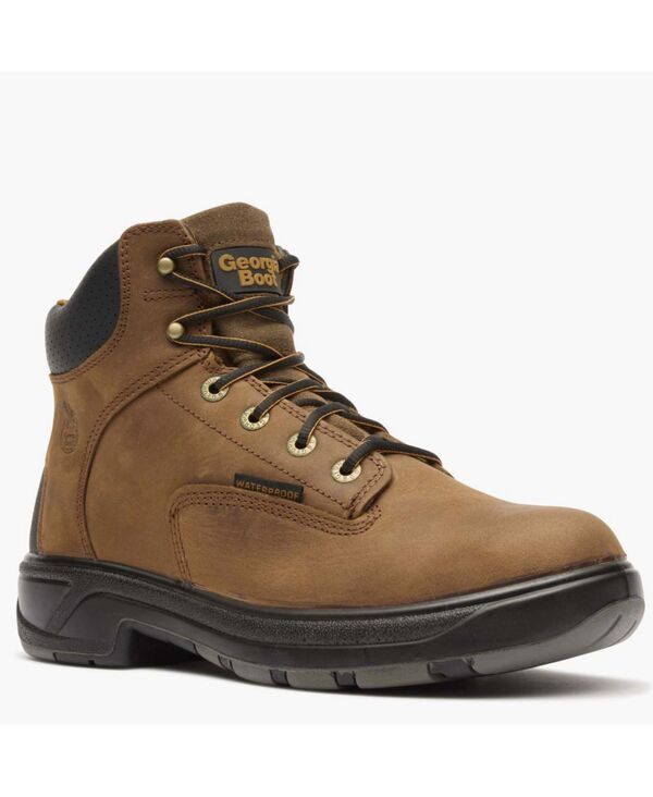 【送料無料】 ジョージブーツ メンズ ブーツ・レインブーツ シューズ Mens FLXpoint Waterproof Work Boot Brown