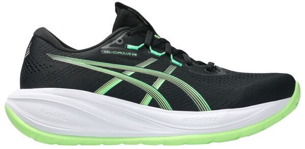 アシックス メンズ シューズ スニーカー ASICS Mens GELCUMULUS 28 Running Shoes BlackIlluminate Green ブラック