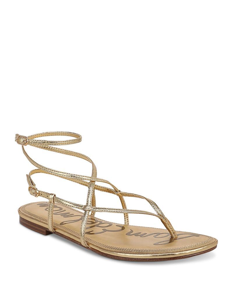 サムエデルマン レディース シューズ サンダル Sam Edelman Womens Clarra Strappy Sandals Amber Gold アンバー