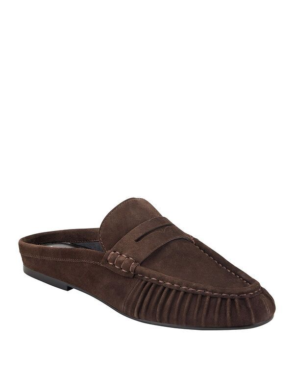 マーク・フィッシャー レディース シューズ サンダル レザー Marc Fisher LTD Womens Jaynie Leather Mules Dark Brown ブラウン