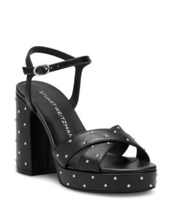 スチュアート ワイツマン レディース シューズ サンダル プラットフォーム Stuart Weitzman Womens Dayna Studded Platform Sandals Black ブラ